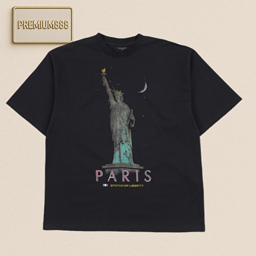 Balenciaga Balenci Aga Statue Of Liberty Short-sleeved