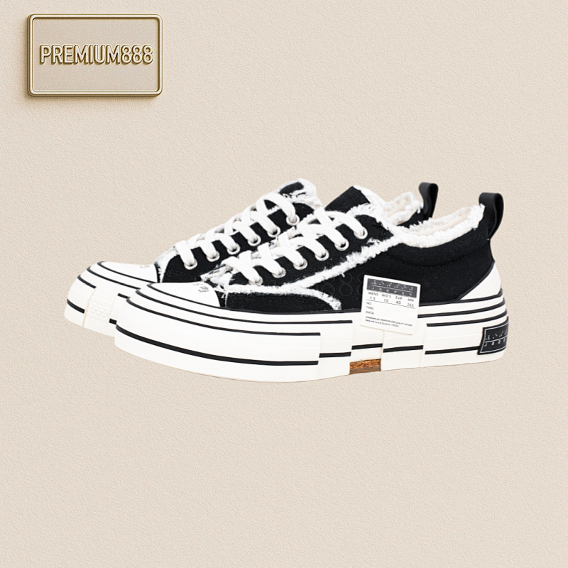 XVESSEL G.o.p. Low Full Vulcanized Beggar Shoes