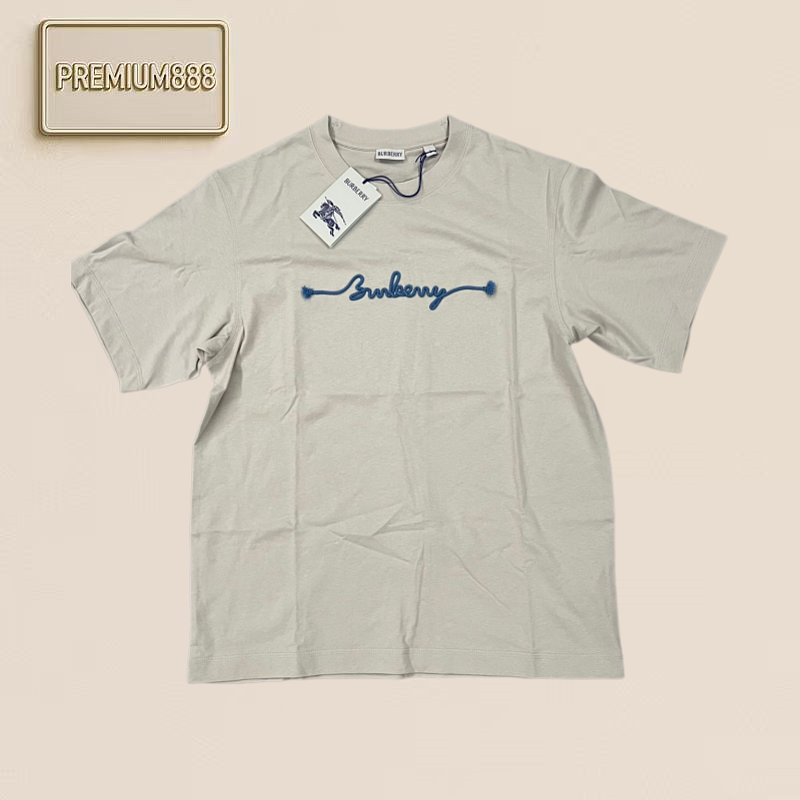 Bbr Blue Thread Embroidered Short Sleeve Shirt