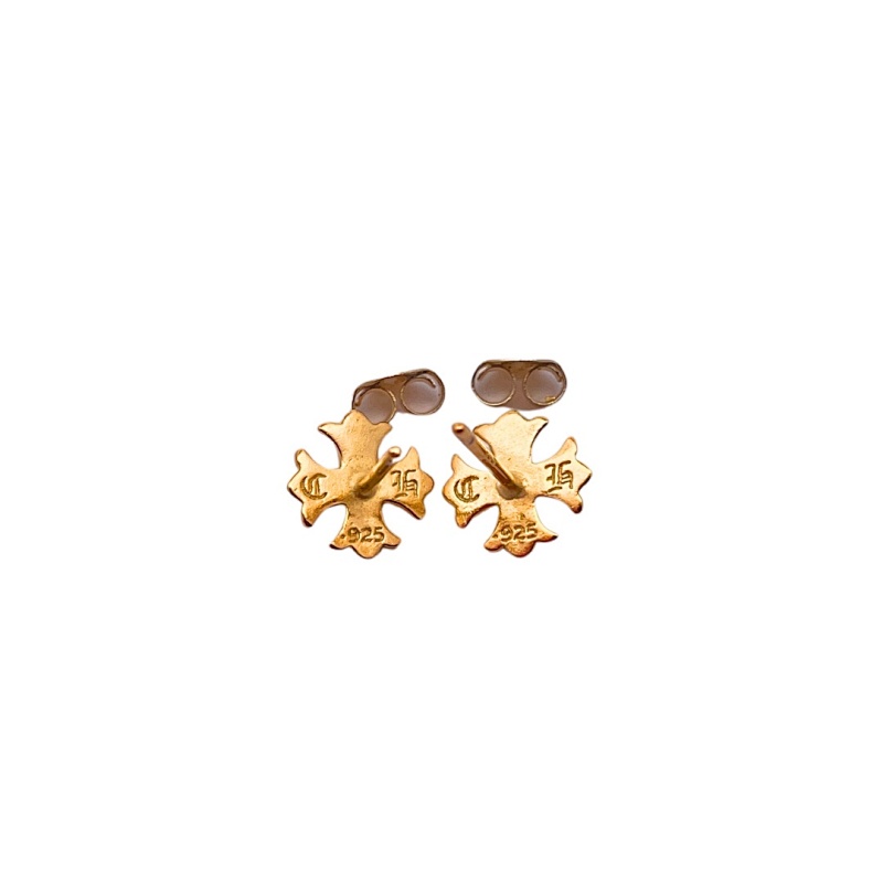 Chrome Hearts CH Rome Hearts Cross Stud Earrings