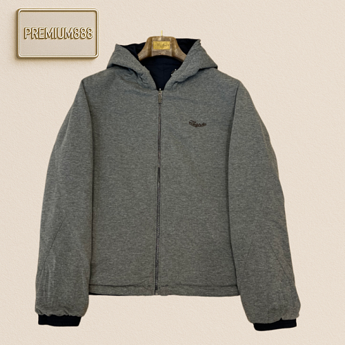 Zegna Jenia Double-Sided Wearable Hooded Casual Jacket