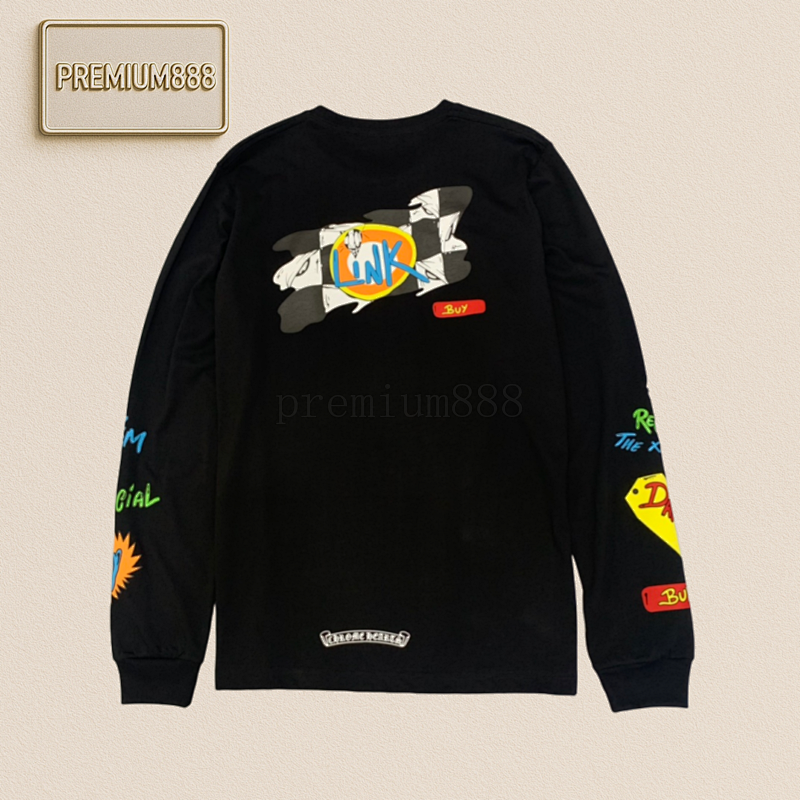 A Limited Edition Of 32 Pieces Of Pure Cotton Long-sleeved Shirt With A Simple Graffiti Le