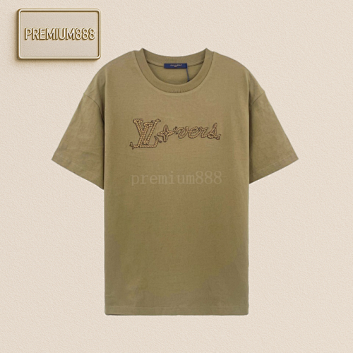 L V Rope Embroidered T-shirt