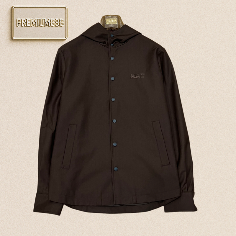 Kiton Knt Series Hooded Casual Shirt Jacket