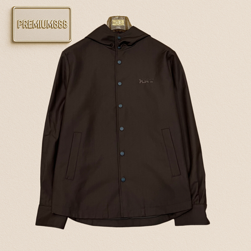 Kiton Knt Series Hooded Casual Shirt Jacket