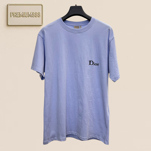 Dio - Short-sleeved T-shirt With Small Letter Embroidery On The Chest