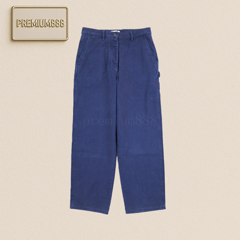 MiuMiu Blue Washable Work Pants
