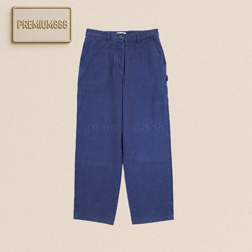 MiuMiu Blue Washable Work Pants