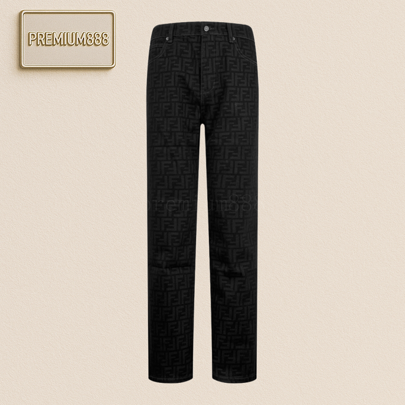 Fendi Printed FF Jeans All Over