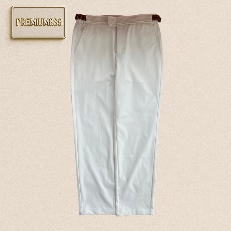 Zegna Jenia Buttoned Waistline Casual Cone-shaped Pants