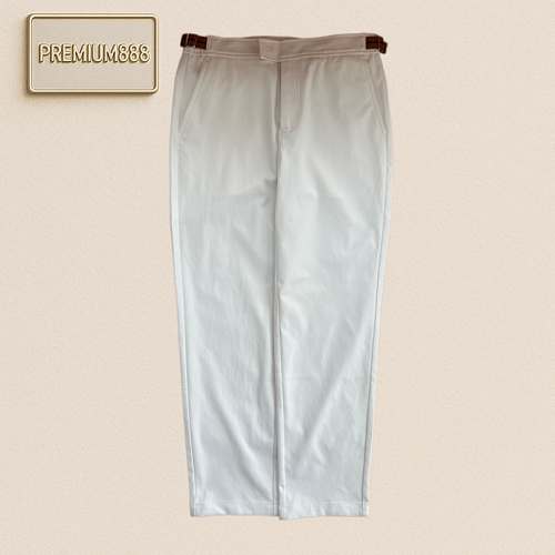 Zegna Jenia Buttoned Waistline Casual Cone-shaped Pants