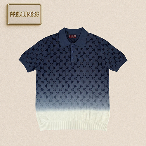Gucci Guc CI Pendant Jacquard Polo Shirt