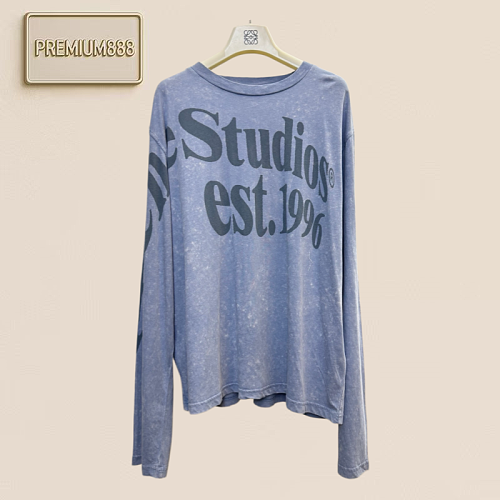 Acne Studios Lettered Colorful Long-Sleeved T-shirt