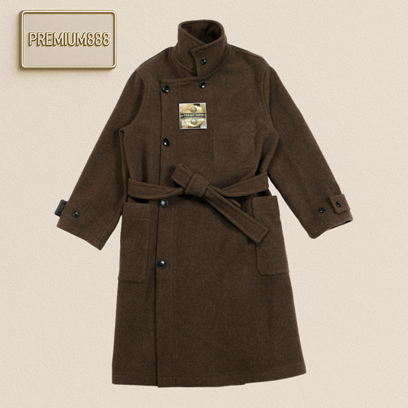 Le Ma Ire Brown Long Coat