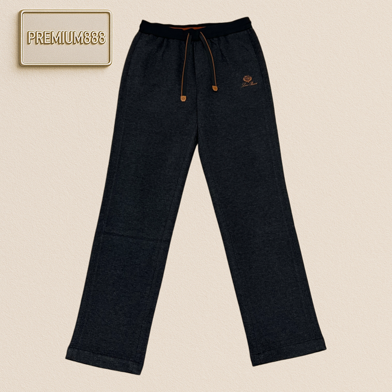 Loro Piana Wool Textured Casual Jogger Pants