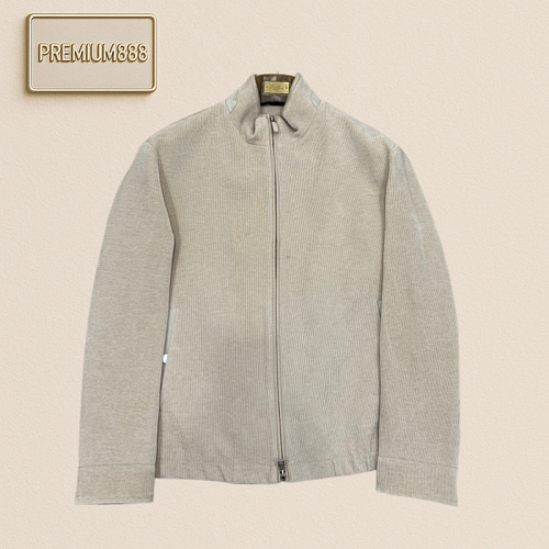 Zegna Jenia Button-down Zipper Casual Jacket