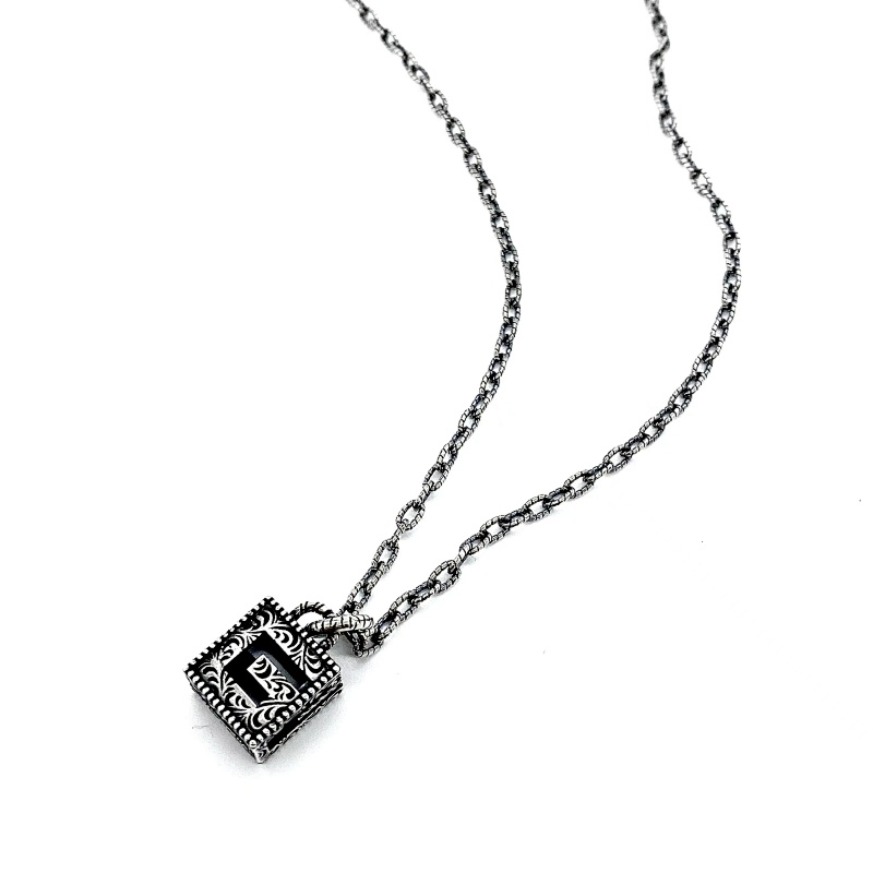 Gucc G Square Cut-out NecklaceItem ID