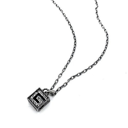 Gucc G Square Cut-out NecklaceItem ID