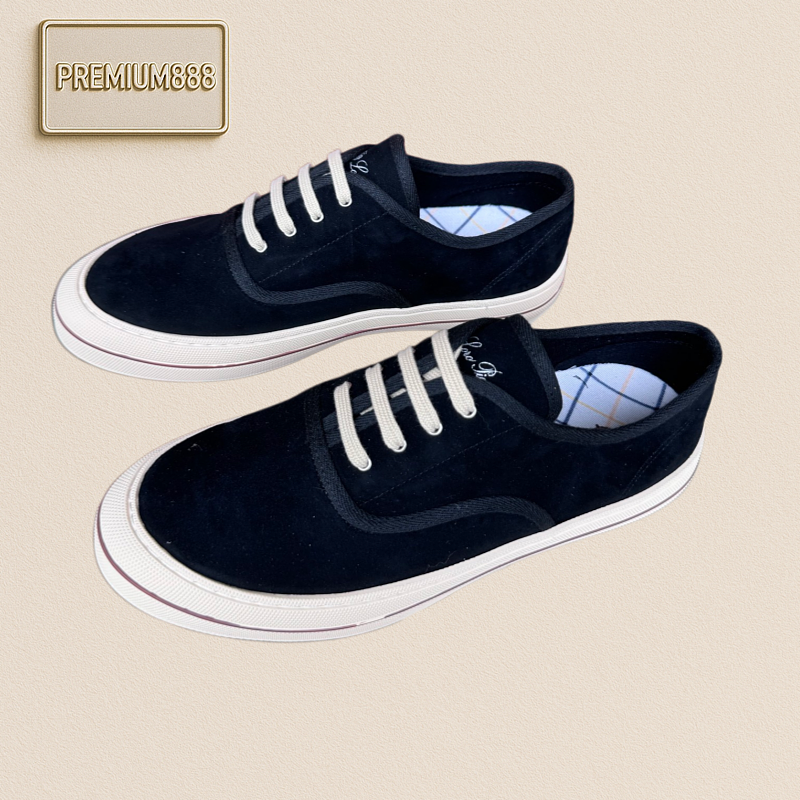LP Loro Piana Sergio Men's Casual Shoes With Top-grain Cowhide On The Upper And Water-dyed