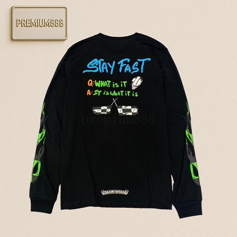 A Limited Edition Of 32 Pieces Of Pure Cotton Long-sleeved Shirt With A Simple Graffiti Le