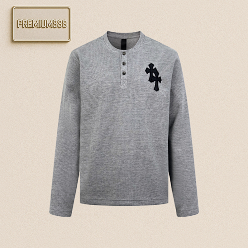 Chrome Hearts Cross Silver Buckle Long Sleeves