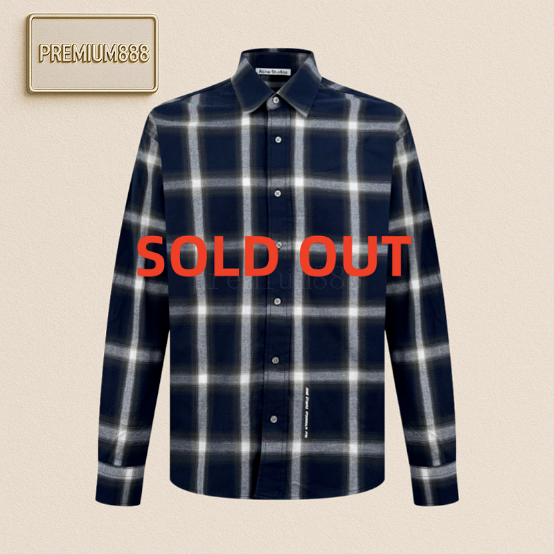 Acne Studios Plaid Button-down Shirt