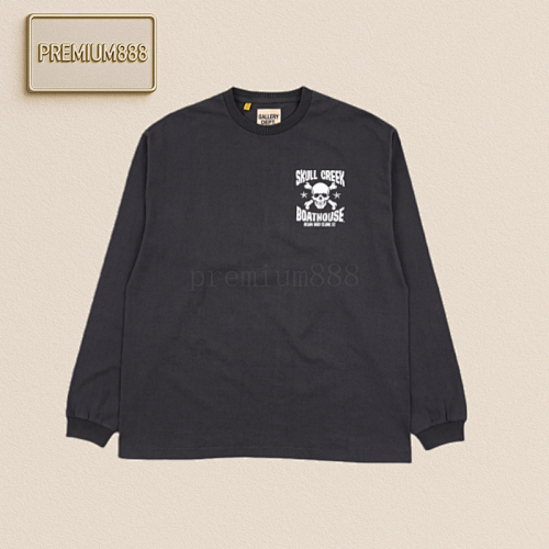 Gallery Dept 24Fw Skull Surf Gilded Glitter Long Sleeves