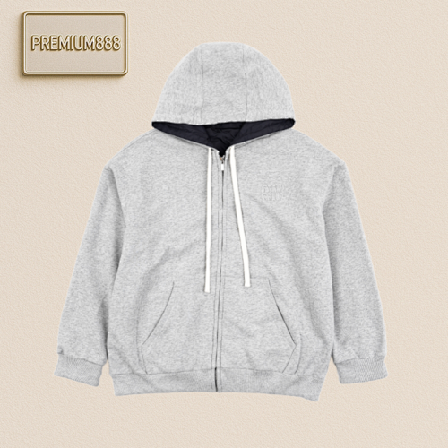 Miu 25Fw Miu Small Standard Reversible Hooded Jacket