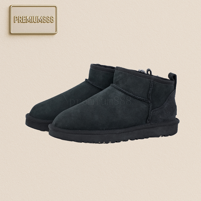 Ugg Classic Mini Basic Low-top Series Produced With Henan Longfeng Leather Made Of Lambski