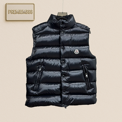 Moncler Stand-up Collar Hoodless Down Vest