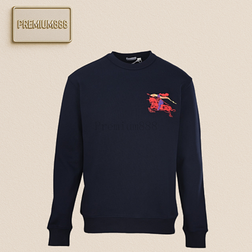 Burberry Bbr Horse Year New Year Celebration Collection - Embroidered Warhorse Round-neck