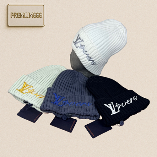 Louis Vuitton Bestseller Woolen Knitted Woolen Cap Fashionable Good Quality High-end And E