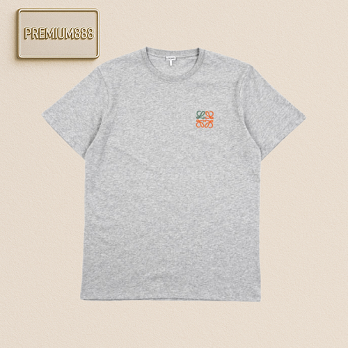 Lo Ewe Small Logo Embroidered Short Sleeves