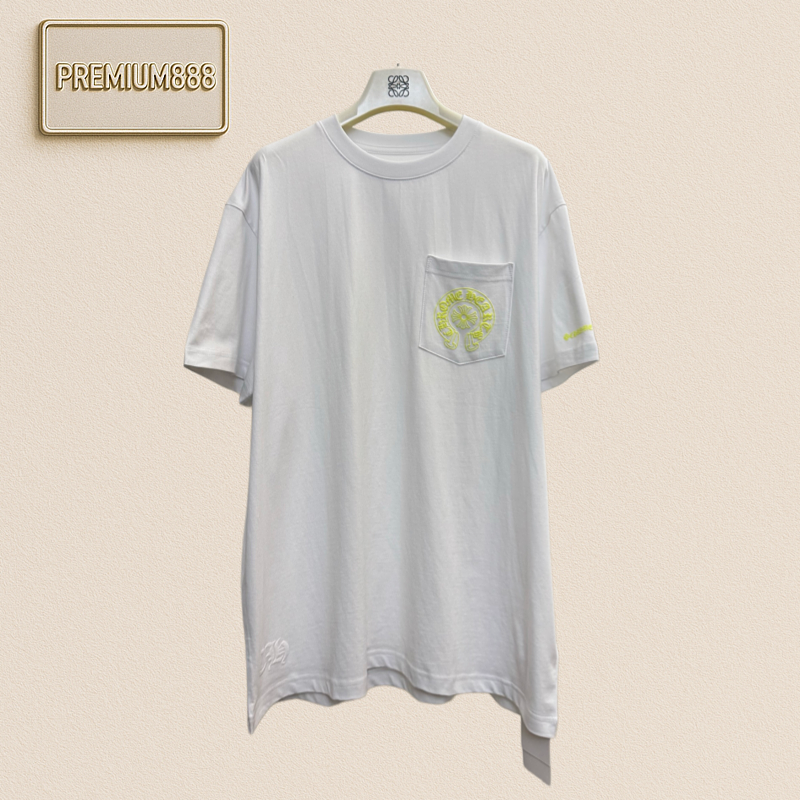 Crozier Fluorescent Yellow Horse Hoof Print Short-Sleeved T-Shirt