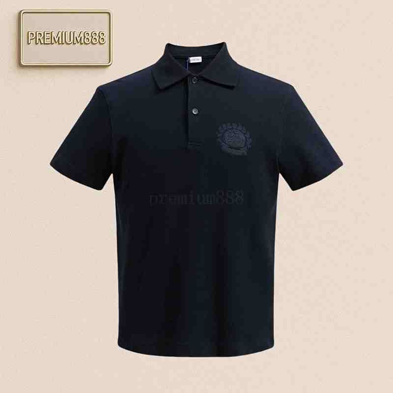 Burberry Warhorse Embroidered Navy Polo Shirt