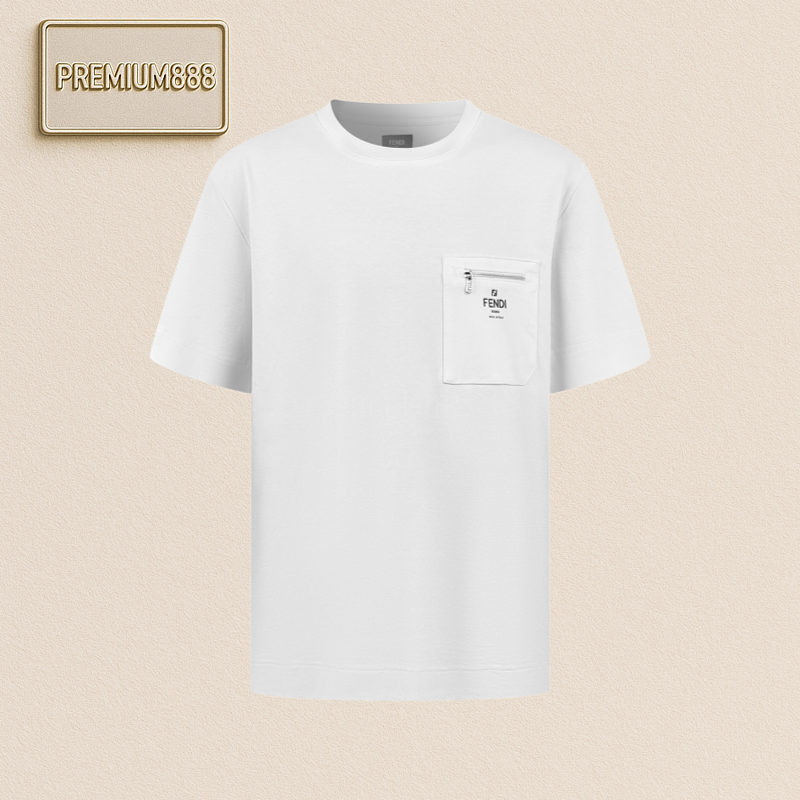 Fendi Printed Pocket Short Sleeve