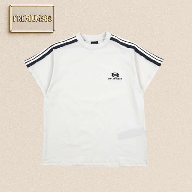 Balenciaga Blc G New Double-ring Five-bar Short Sleeves