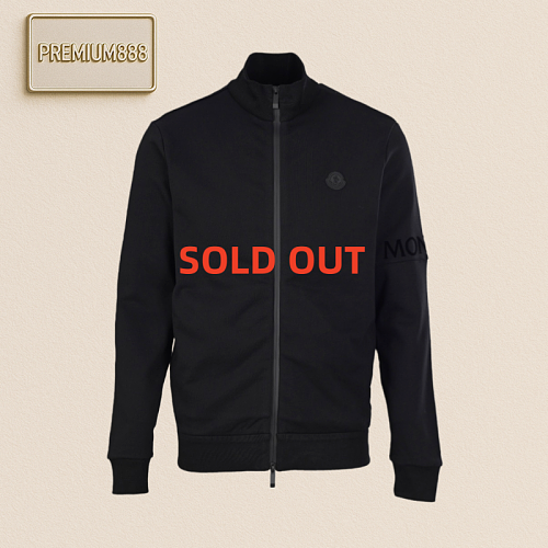 Moncler MC Black Label Stand-up Collar Zipper Jacket On The Chest