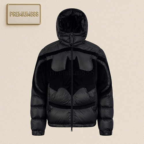 Moncler Batman Logo Down Jacket