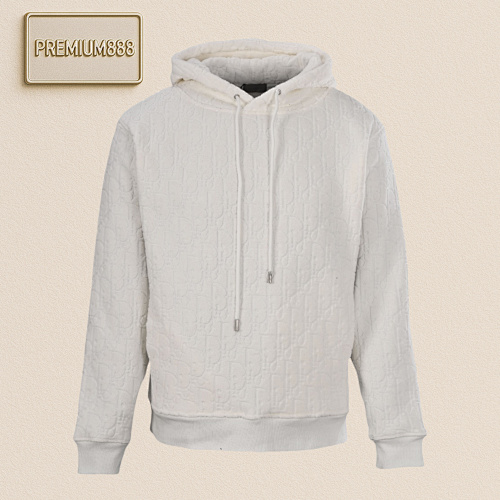 Dior CD Obliave Flocked Full Printed Letter Hooded Sweatshirt