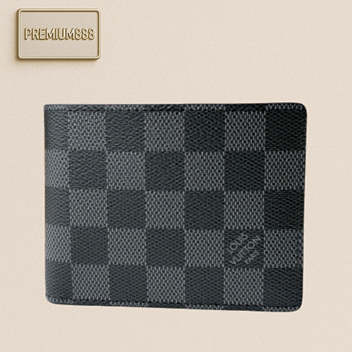 Slim Clip This Slender And Practical Slender Wallet Is Made Of Damier Graphite Coated Canv