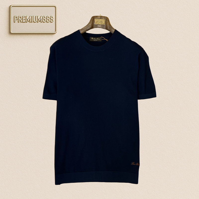 Loro Piana Woofie Knitted Short Sleeve Shirt