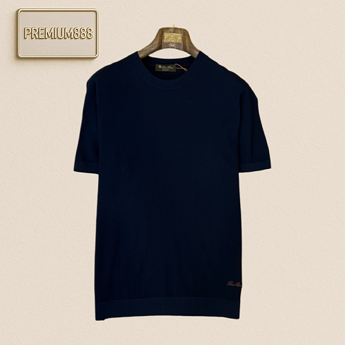 Loro Piana Woofie Knitted Short Sleeve Shirt