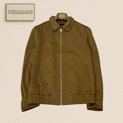 LP Nooyi Pianay Button-Up Embroidered Casual Pilot Jacket Coat
