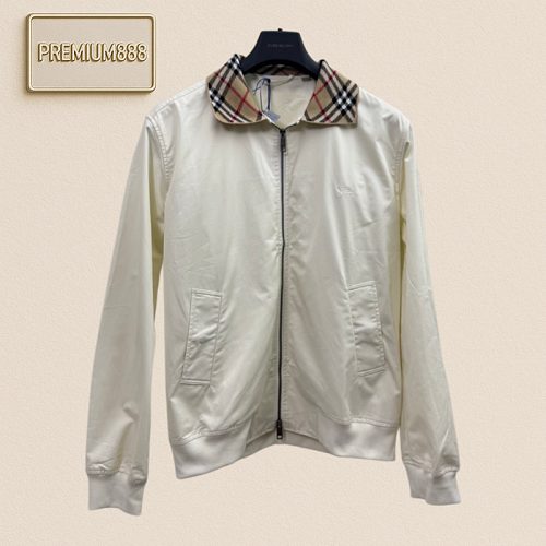 Burberry Check Embroidered Glenfields Harrington Coat