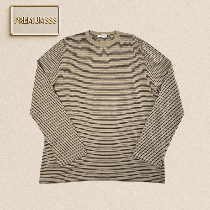 The Row Cotton-cashmere Striped Base Layer