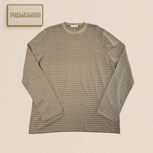 The Row Cotton-cashmere Striped Base Layer