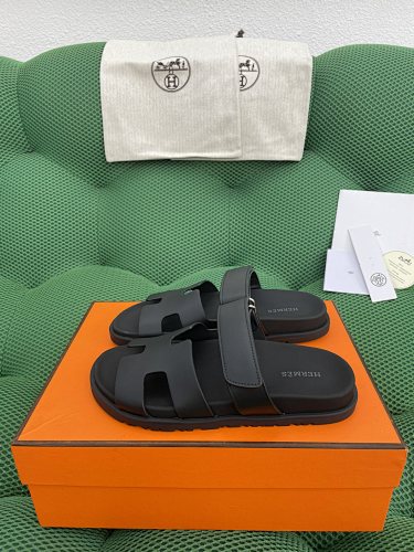 Hermès Herm Ès Chypre Suede And Moedskin Functional Sandals
