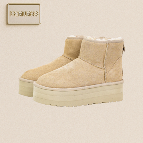 Ugg Classic Mini Mid-calf Thin Sole For Both Men And Women