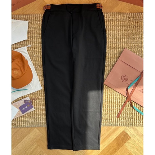Zegna Jenia Buttoned Waistline Casual Cone-shaped Pants